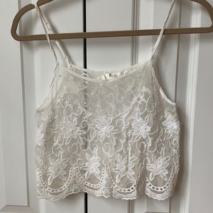 LF Millau Lace Adjustable Crop Top